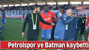 PETROLSPOR VE BATMAN KAYBETTİ