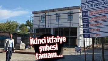İKİNCİ İTFAİYE ŞUBESİ TAMAM&hellip;