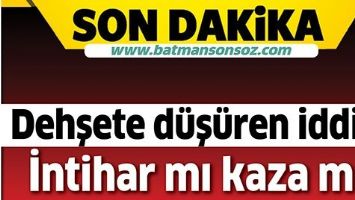 DEHŞETE D&Uuml;Ş&Uuml;REN İDDİA!