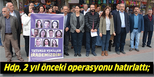 HDP, 2 YIL &Ouml;NCEKİ OPERASYONU HATIRLATTI;