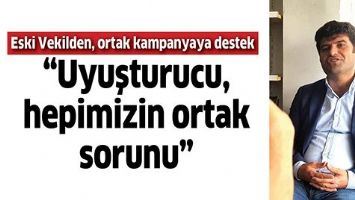 ESKİ VEKİLDEN, ORTAK KAMPANYAYA DESTEK
