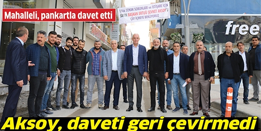 Aksoy, daveti geri &ccedil;evirmedi