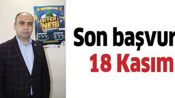 SON BAŞVURU 18 KASIM