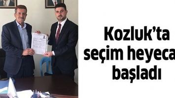 KOZLUK&rsquo;TA SE&Ccedil;İM HEYECANI BAŞLADI
