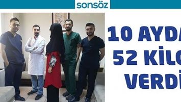10 AYDA 52 KİLO VERDİ