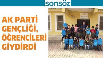 AK PARTİ GEN&Ccedil;LİĞİ, &Ouml;ĞRENCİLERİ GİYDİRDİ