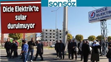 DİCLE ELEKTRİK&rsquo;TE SULAR DURULMUYOR