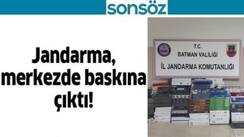 JANDARMA, MERKEZDE BASKINA &Ccedil;IKTI!