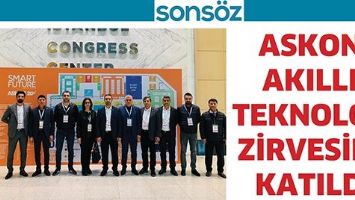 ASKON, AKILLI TEKNOLOJİ ZİRVESİNE KATILDI