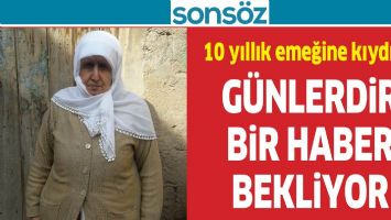 Hatice Nine kaybettiği "kefen parası"nı arıyor
