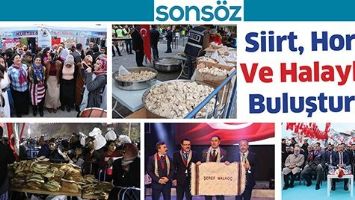 SİİRT, HORON VE HALAYLARI BULUŞTURDU