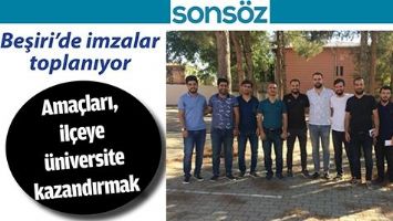 Beşiri&rsquo;de imzalar toplanıyor