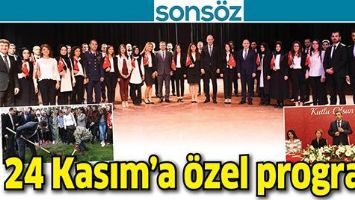 24 KASIM&rsquo;A &Ouml;ZEL PROGRAM