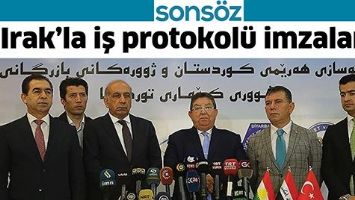 Irak&rsquo;la iş protokol&uuml; imzalandı