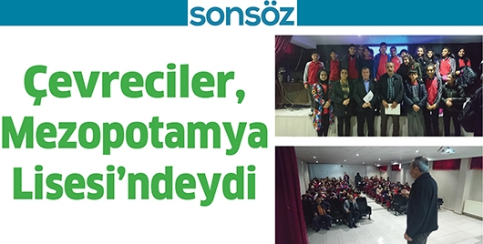 &Ccedil;evreciler, Mezopotamya Lisesi&rsquo;ndeydi