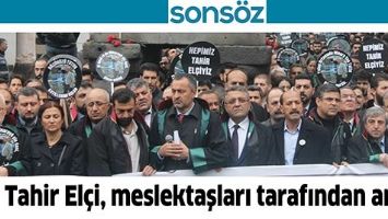 TAHİR EL&Ccedil;İ, MESLEKTAŞLARI TARAFINDAN ANILDI