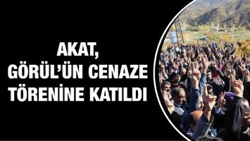 AKAT, G&Ouml;R&Uuml;L&rsquo;&Uuml;N CENAZE T&Ouml;RENİNE KATILDI