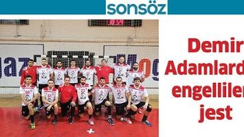 DEMİR ADAMLARDAN ENGELLİLERE JEST