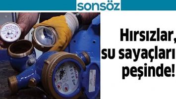 HIRSIZLAR, SU SAYA&Ccedil;LARININ PEŞİNDE!