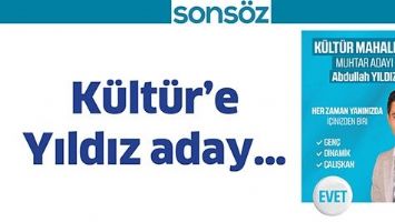 K&Uuml;LT&Uuml;R&rsquo;E YILDIZ ADAY&hellip;