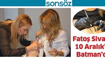 FATOŞ SİVASLI, 10 ARALIK&rsquo;TA BATMAN&rsquo;DA