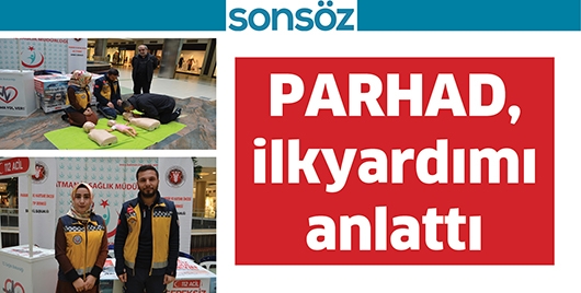 PARHAD, İLKYARDIMI ANLATTI