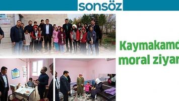 KAYMAKAMDAN MORAL ZİYARETİ