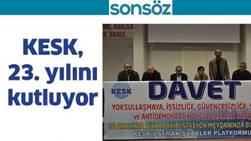 KESK, 23. YILINI KUTLUYOR