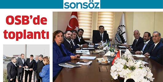 OSB&rsquo;DE TOPLANTI