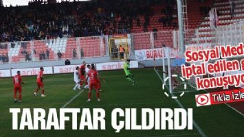 Batman Petrolspor'da Celal Aras'ın iptal edilen gol&uuml;...