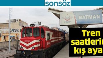 TREN SAATLERİNE KIŞ AYARI