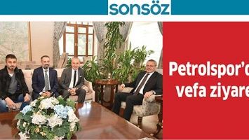 PETROLSPOR&rsquo;DAN VEFA ZİYARETİ