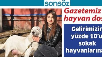 GAZETEMİZ HAYVAN DOSTU