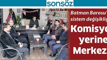 BATMAN BAROSU&rsquo;NDA SİSTEM DEĞİŞİKLİĞİ