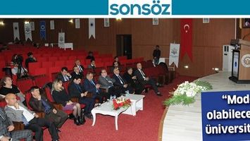 &ldquo;MODEL OLABİLECEK BİR &Uuml;NİVERSİTEYİZ&rdquo;