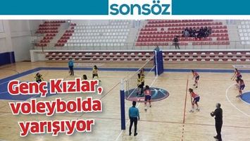 GEN&Ccedil; KIZLAR, VOLEYBOLDA YARIŞIYOR