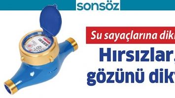 SU SAYA&Ccedil;LARINA DİKKAT
