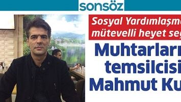 SOSYAL YARDIMLAŞMAYA M&Uuml;TEVELLİ HEYET SE&Ccedil;İLDİ