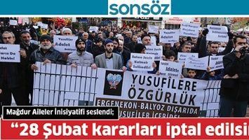 Mağdur Aileler İnisiyatifi seslendi;
