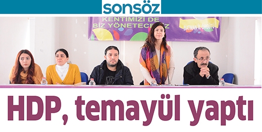 HDP, TEMAY&Uuml;L YAPTI