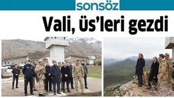 VALİ, &Uuml;S&rsquo;LERİ GEZDİ