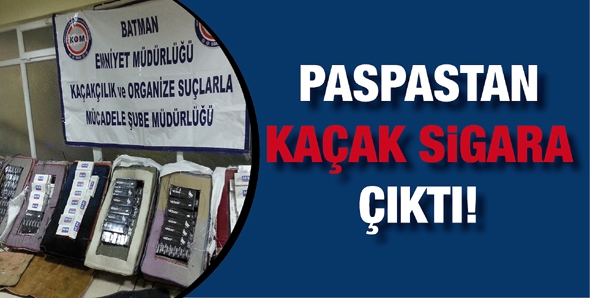 PASPASTAN KA&Ccedil;AK SİGARA &Ccedil;IKTI!