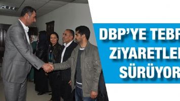 DBP&rsquo;YE TEBRİK ZİYARETLERİ S&Uuml;R&Uuml;YOR