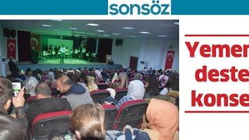 YEMEN&rsquo;E DESTEK KONSERİ
