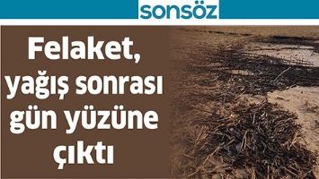 FELAKET, YAĞIŞ SONRASI G&Uuml;N Y&Uuml;Z&Uuml;NE &Ccedil;IKTI