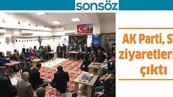 AK PARTİ, STK ZİYARETLERİNE &Ccedil;IKTI