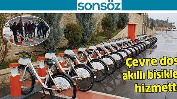 &Ccedil;EVRE DOSTU AKILLI BİSİKLETLER HİZMETTE
