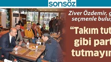 ZİVER &Ouml;ZDEMİR, GEN&Ccedil; SE&Ccedil;MENLE BULUŞTU