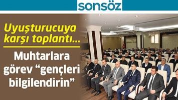 UYUŞTURUCUYA KARŞI TOPLANTI&hellip;