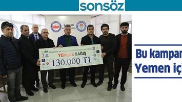 BU KAMPANYA, YEMEN İ&Ccedil;İN&hellip;